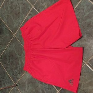 adidas Red Athletic Shorts
